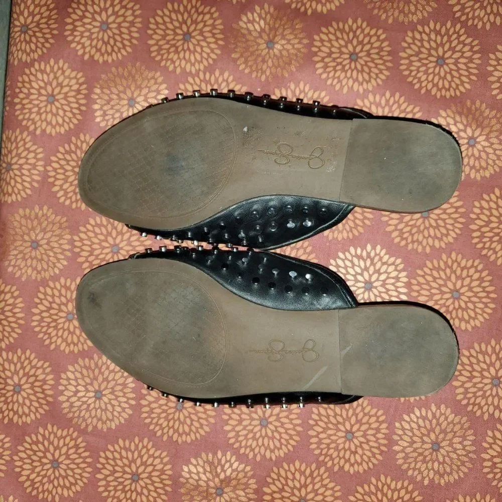 Jessica Simpson Kloe Studded Mules  5.5